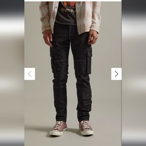 Urban Outfitters BDG Skinny Fit Cargo Jean - 32/34 - Light Grey